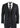 Paul Andrew Parker - Mens 3 Piece Black Tailored Fit Complete Suit Classic Door Man Mourning Funeral