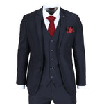 Parker - Men's Navy Tailored Fit Blazer