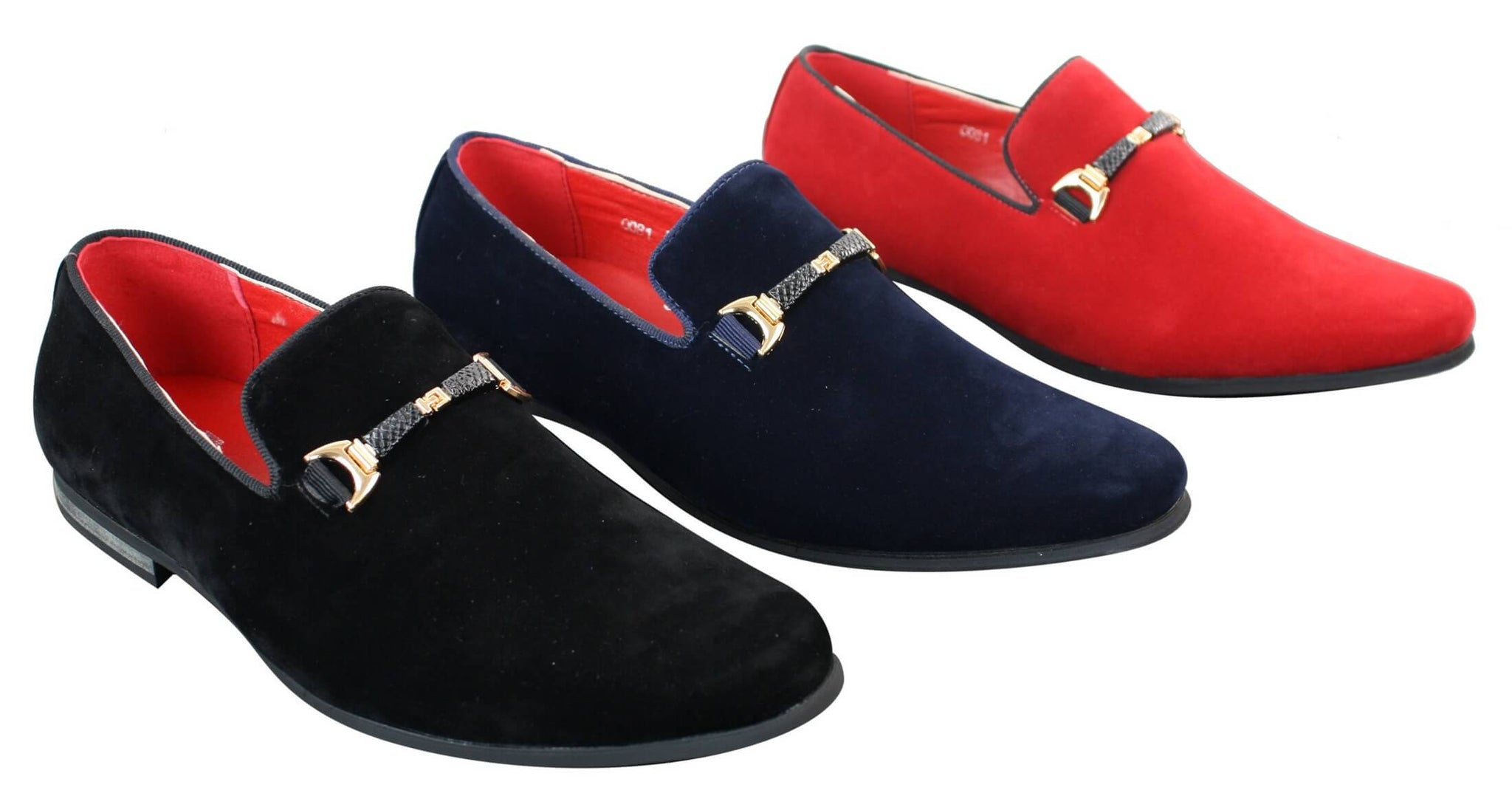 Mens Slip-On Buckle Shoes