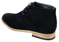 Mens PU Suede Ankle Boots