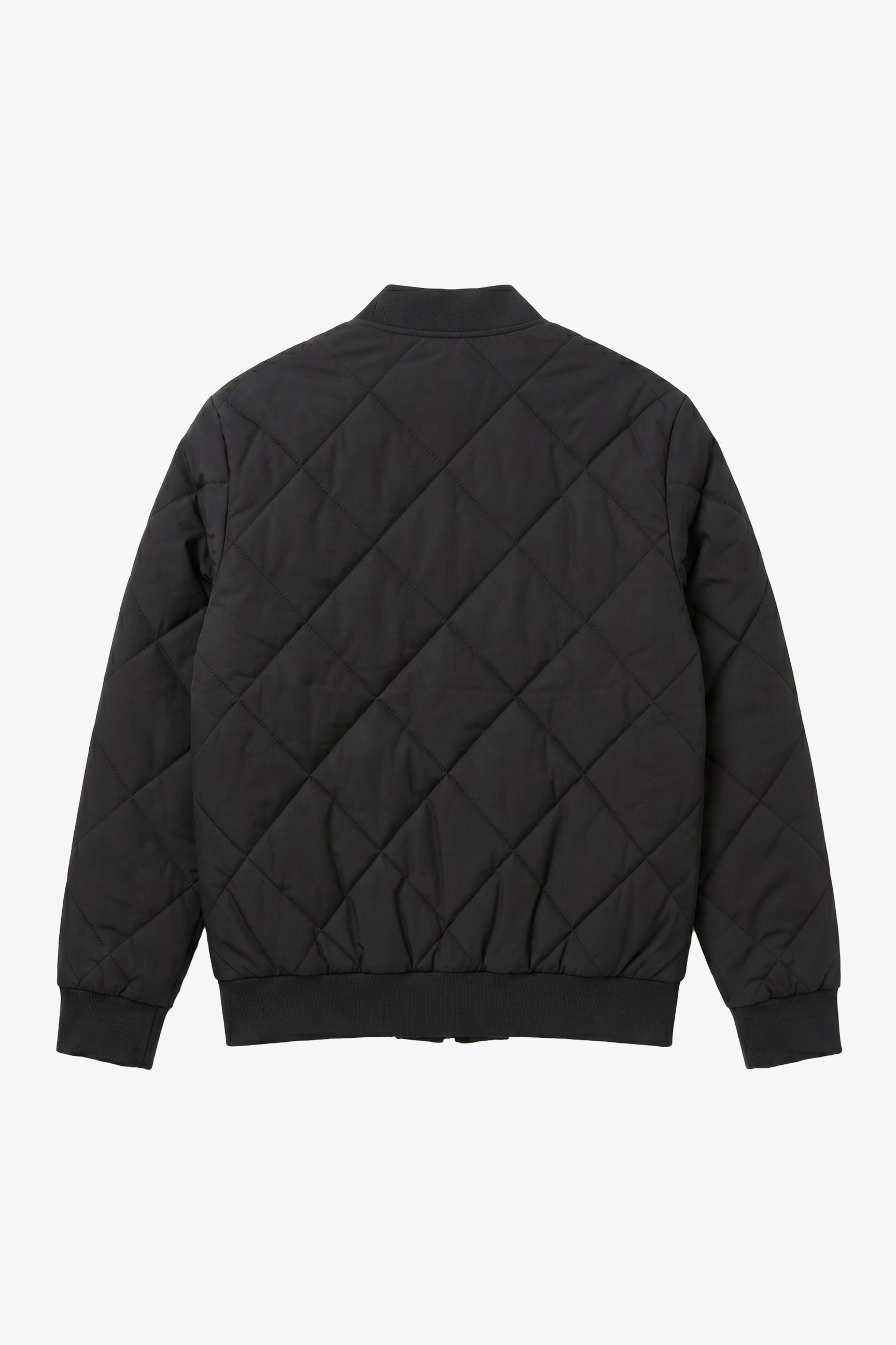 Męska, czarno-beżowa, dwustronna, lekka, pikowana kurtka typu bomber 2 w 1