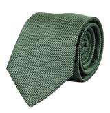 Satin Silk Textured Green Tie Gift Set Pocket Square Cuff Links Tie Matt Satin