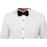 Men's Wing Collar Shirt Tuxedo White Double Cuff Dinner Classic