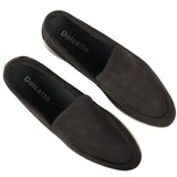 Men's Suede Black Slip On Comfort Fit Loafers