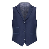 TPW-14 - Trzyczęściowy damski garnitur w kolorze granatowym