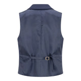 TPW-14 - Trzyczęściowy damski garnitur w kolorze granatowym