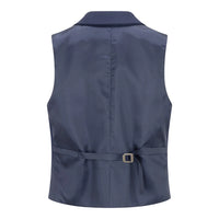 TPW-14 - Trzyczęściowy damski garnitur w kolorze granatowym