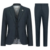 TPW53 - Zielony damski garnitur w kratę Księcia Walii, 3 częściowy