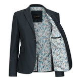 TPW53 - Zielony damski garnitur w kratę Księcia Walii, 3 częściowy