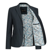 TPW53 - Zielony damski garnitur w kratę Księcia Walii, 3 częściowy