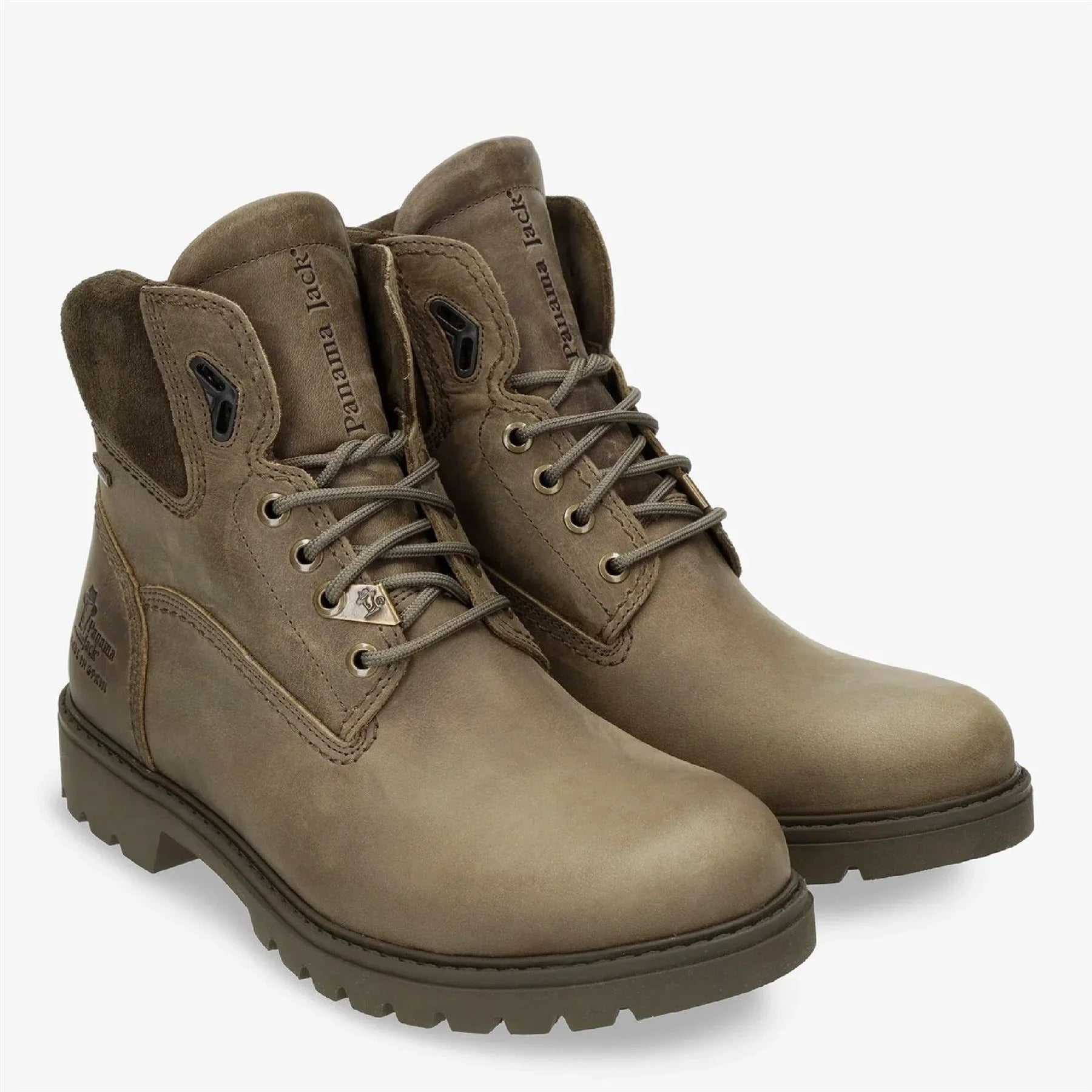 Amur GTX C32 – męskie, wodoodporne, skórzane botki w kolorze khaki