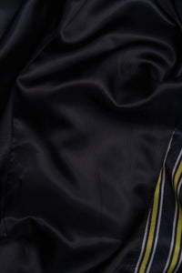 Aspen – męski czarny smoking, dwuczęściowy garnitur ślubny