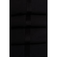 Aspen - Men's Plain Black Classic Trousers