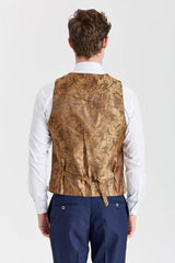 Garnitur Belmont Navy z kontrastową kamizelką Belmont Beige
