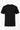 Czarny prążkowany klasyczny T-shirt męski