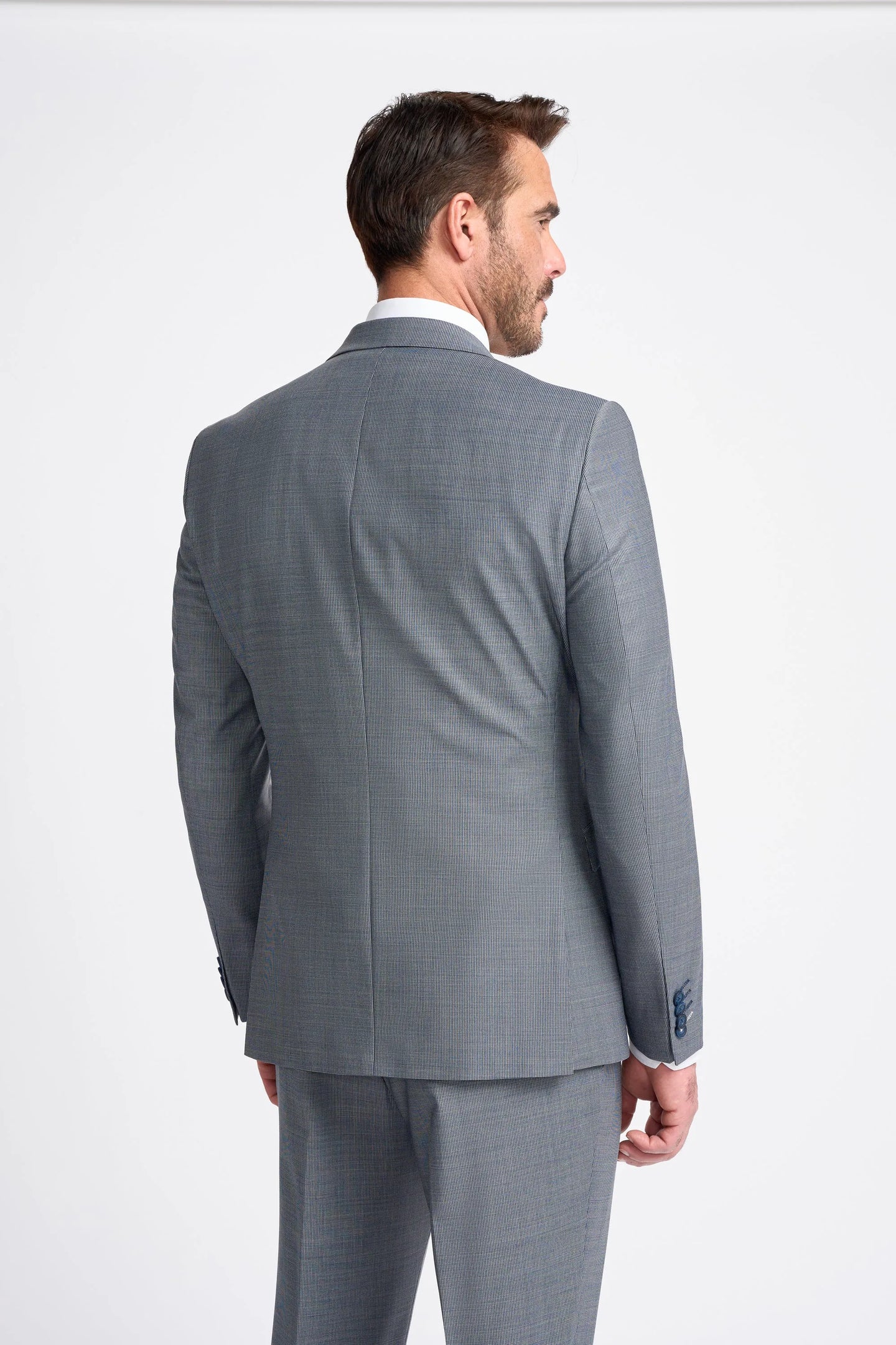 Bond - Men's Grey 3 Piece Tailored Fit Suit
