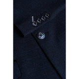 Caridi - Men's Tweed Navy Blue Blazer