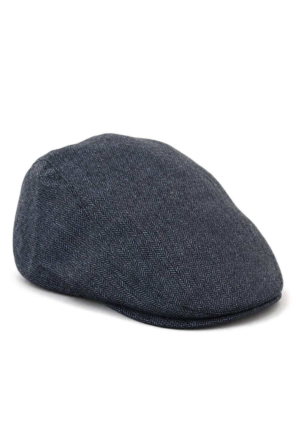 Czapka Cavani Martez – męska czapka z daszkiem w kolorze granatowym, z płaską główką w jodełkę, vintage, retro, Del Boy, klasyczna, Gatsby, Peaky Blinders