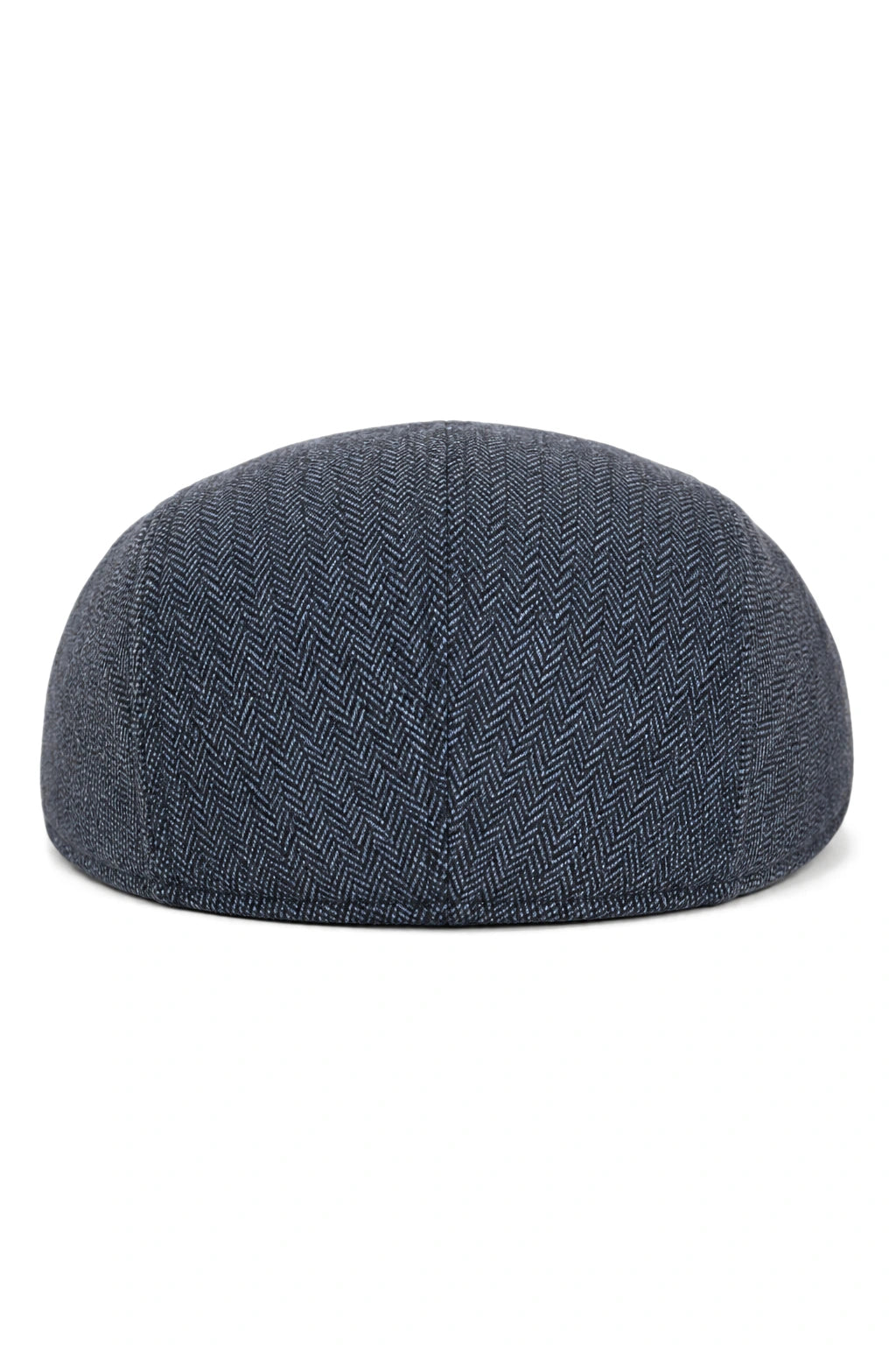 Czapka Cavani Martez – męska czapka z daszkiem w kolorze granatowym, z płaską główką w jodełkę, vintage, retro, Del Boy, klasyczna, Gatsby, Peaky Blinders