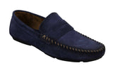 Mens Real Suede Washed Designer Slip On Loafers Moccasins Smart Casual Shoes