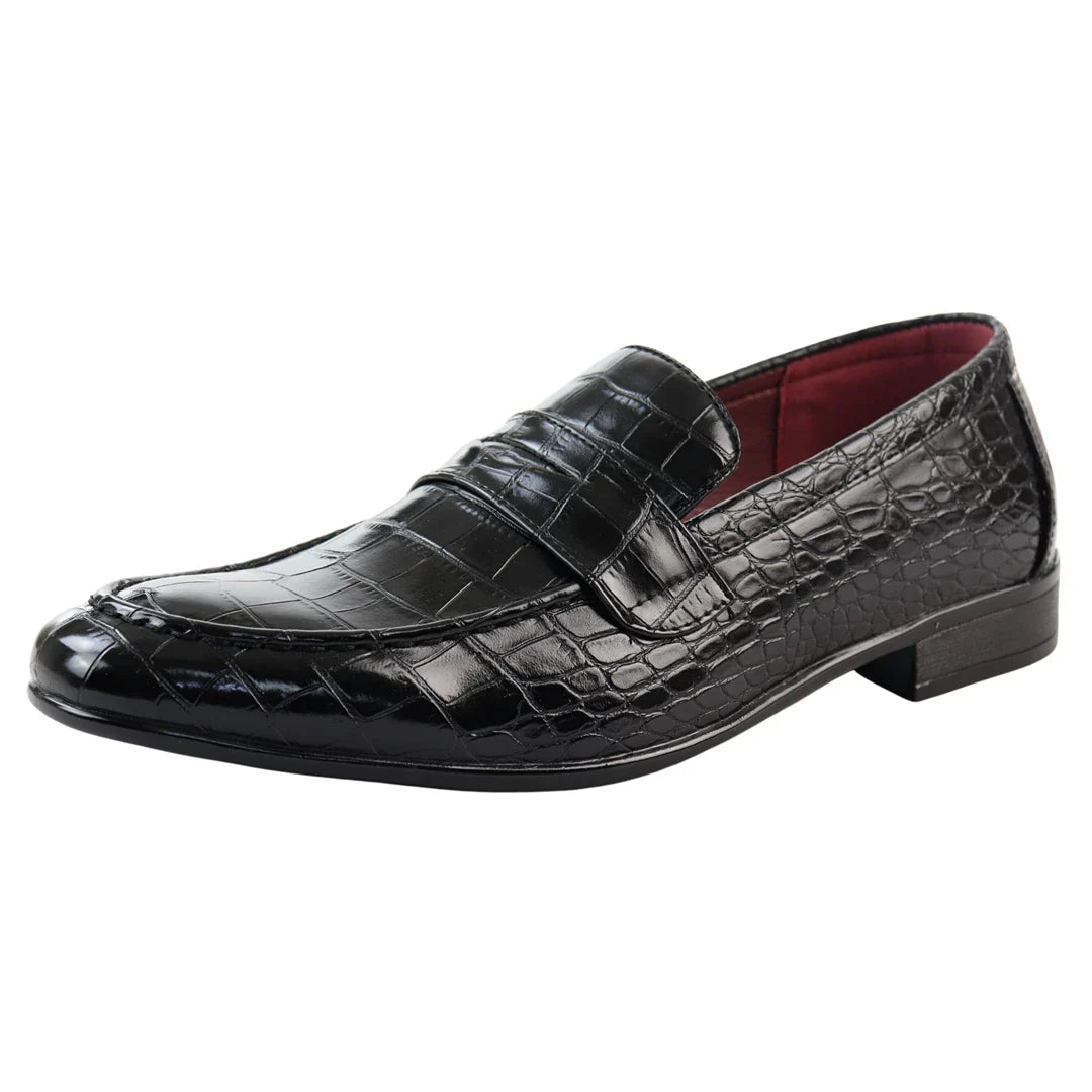Men's Slip On Formal Black Loafers