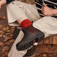 Endura 303 - brązowe skórzane botki typu Chelsea