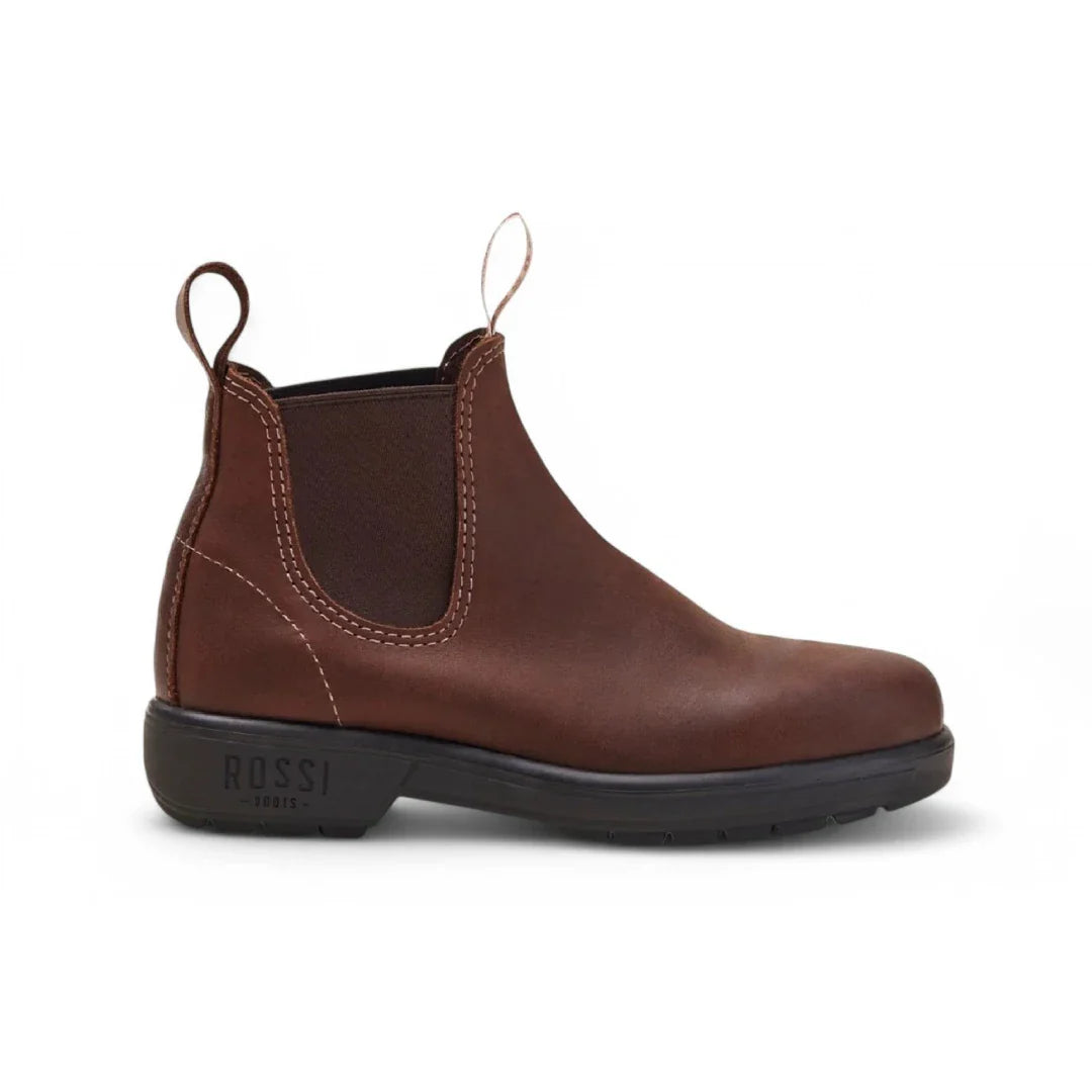 Endura 303 - Skórzane botki Chelsea w kolorze Redwood Brown