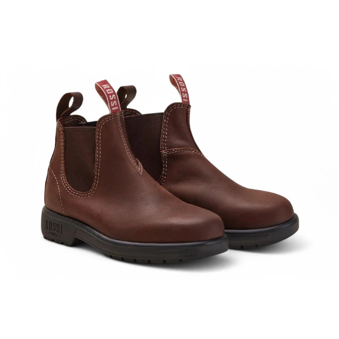 Endura 303 - Skórzane botki Chelsea w kolorze Redwood Brown