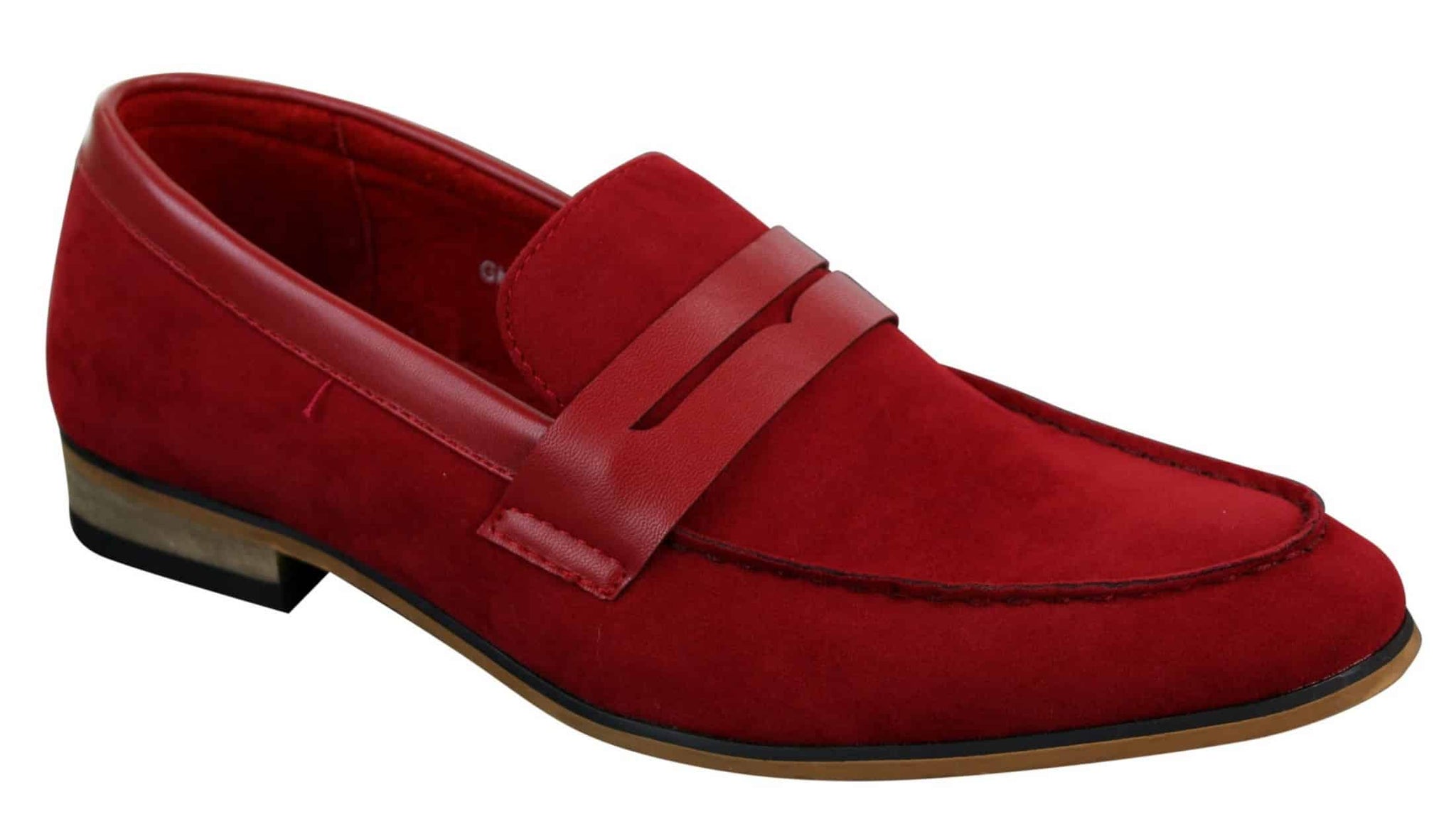 Mens Suede Slip On Loafers Moccasins Smart Casual Italian Designer Shoes