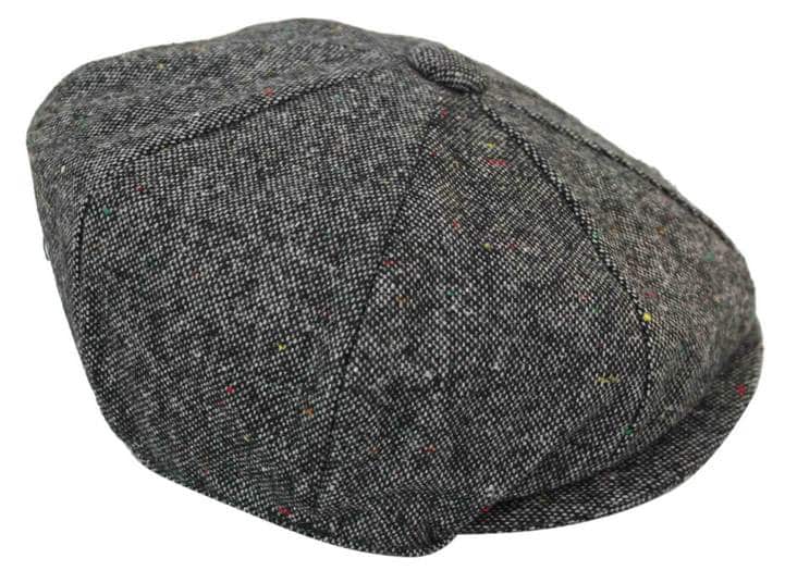 Mens Vintage Tweed Peaky Blinders Hat
