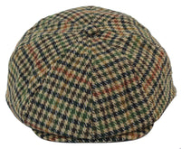 Men's Tweed 8 Panel Newsboy Hat
