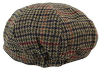 Men's Tweed 8 Panel Newsboy Hat