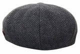 HT6316 - Mens Herringbone Tweed Peaky Blinders Hat