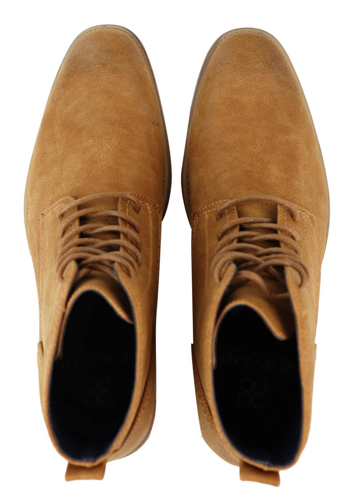 Mens Matt Leather Laced Peaky Blinders Boots