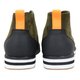 Men's Lace Up Suede Desert Green Boots