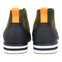 Men's Lace Up Suede Desert Green Boots