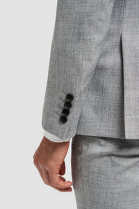 Malibu – męska szara marynarka o dopasowanym kroju