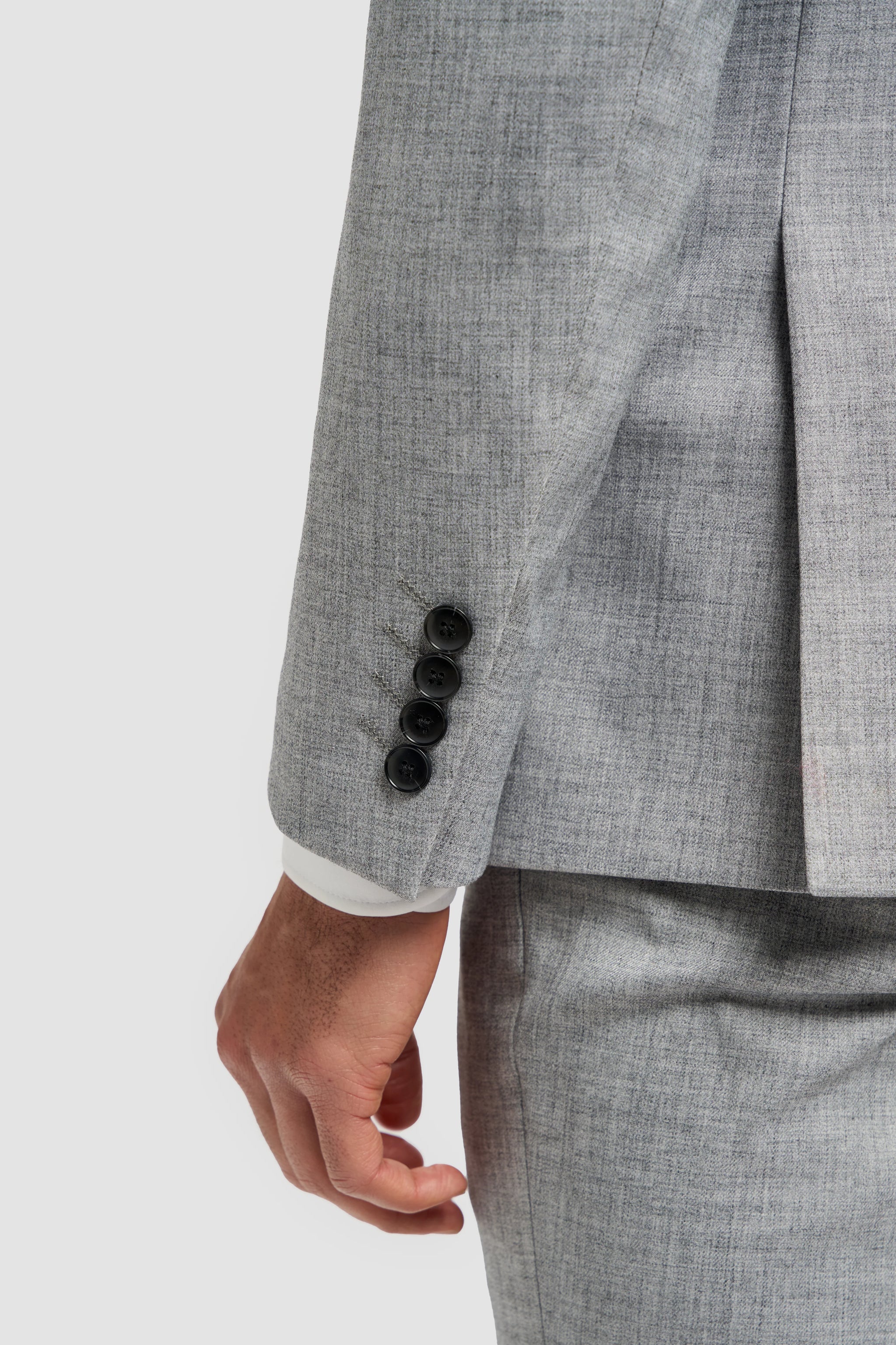 Malibu – męska szara marynarka o dopasowanym kroju