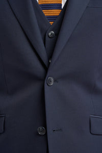 Malibu - Men's Navy 3 Piece Tailored Fit Suit