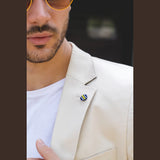 Mario - Men's 2 Piece Summer Suit Beige Office Wedding Classic Italian