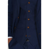 Mayfair- Men's Plain Blue Waistcoat