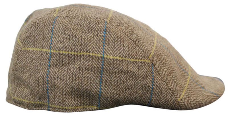 Marc Darcy DX7 Mens Tweed Vintage Retro Grandad Flat Caps Hats Peaky Blinders Check Classic