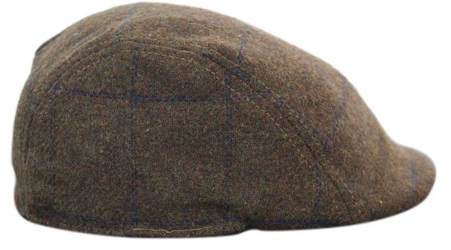 Marc Darcy TB4 Mens Tweed Vintage Retro Grandad Flat Caps Hats Peaky Blinders Check Classic