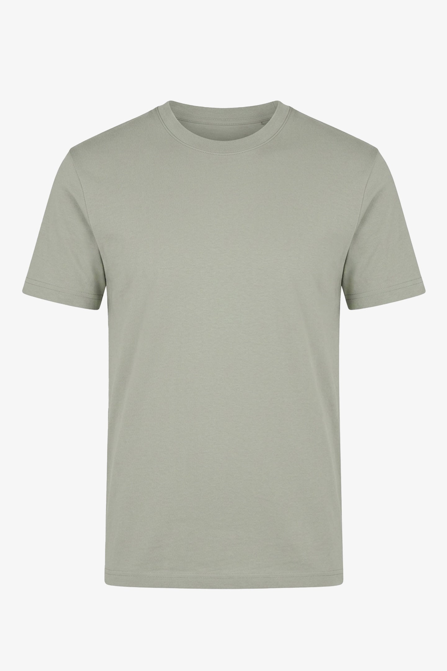 Klasyczny szary bawełniany T-shirt męski