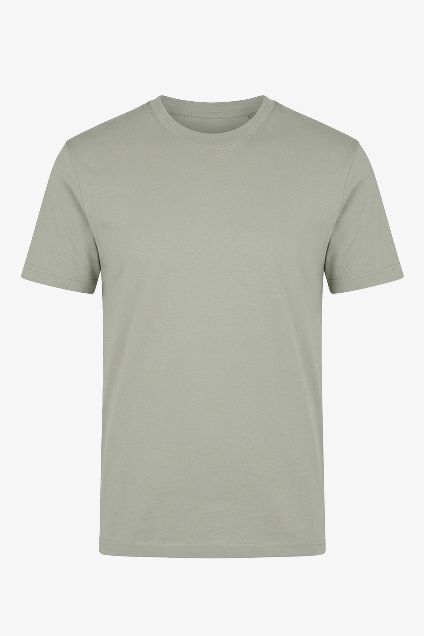 Klasyczny szary bawełniany T-shirt męski