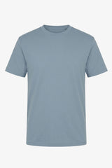Klasyczny męski T-shirt z bawełny w kolorze nieba