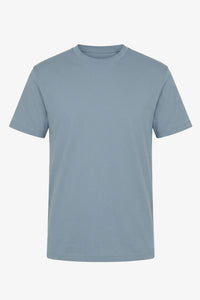 Klasyczny męski T-shirt z bawełny w kolorze nieba