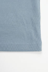 Klasyczny męski T-shirt z bawełny w kolorze nieba