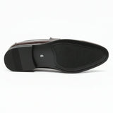 Męskie mokasyny typu „penny” ze sztucznej skóry