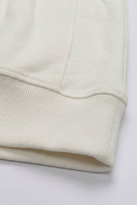 Męska bluza z kapturem Off White z mieszanki bawełny i kołnierzem typu lej